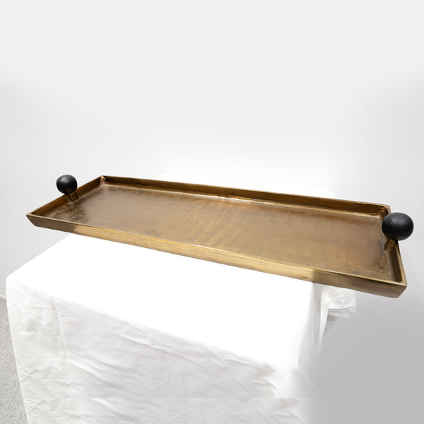 IMPORT COLLECTION / GOLD TRAY BLACK BALL HANDLE