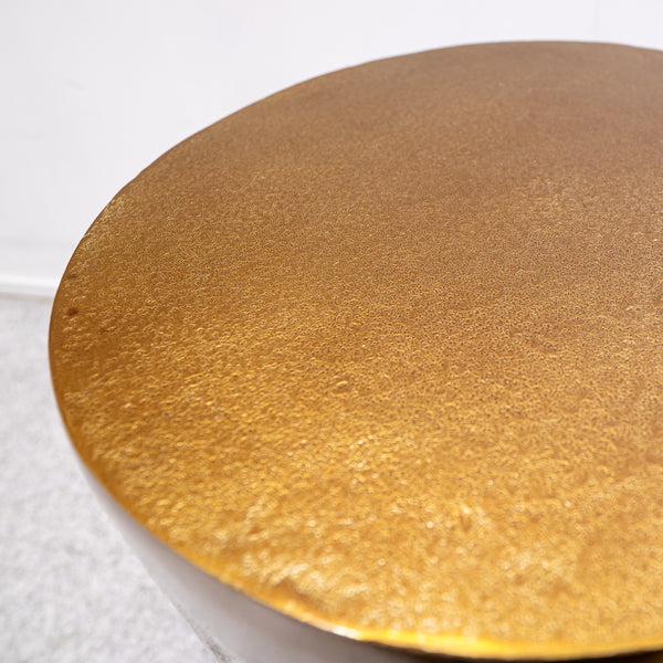 IMPORT COLLECTION / ‘DRIP’ GOLD SIDE TABLE