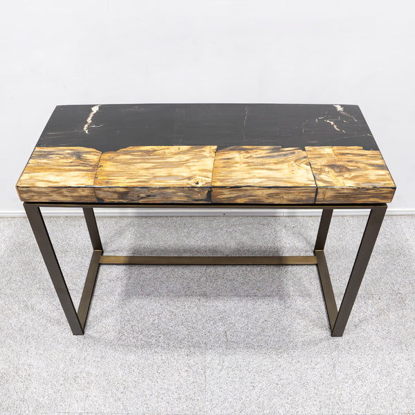 IMPORT COLLECTION / ‘MANAMA’ PETRIFIED WOOD WALL TABLE