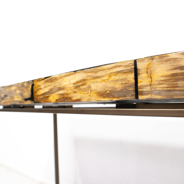 IMPORT COLLECTION / ‘MANAMA’ PETRIFIED WOOD WALL TABLE