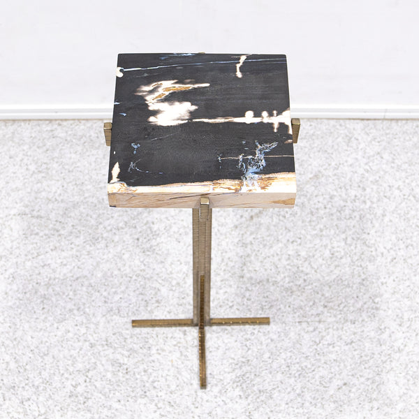 IMPORT COLLECTION / ‘MANAMA’ PETRIFIED WOOD DRINK TABLE