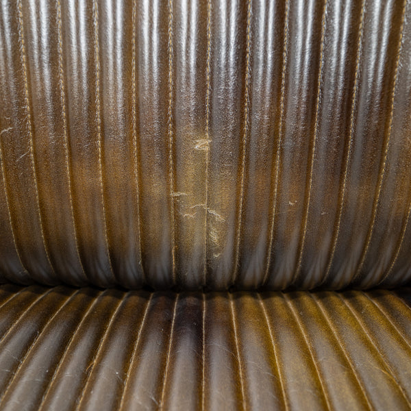 Vintage leather sofa 2P