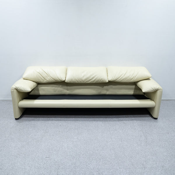 Cassina / 675 MARALUNGA 3P WHITE LEATHER