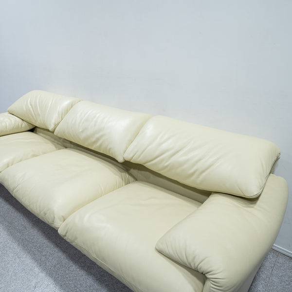 Cassina / 675 MARALUNGA 3P WHITE LEATHER