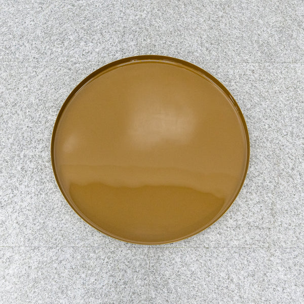 POMAX / FLEX tray S enamel metal caramel