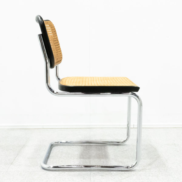 Knoll / Cesca Chair Armless Black beach